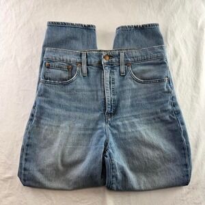 Madewell Classic Straight Jean Light Wash Women's Sz 29 Minimalist Clean Girl